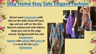 Stay Home Stay Safe Elegant Fashion