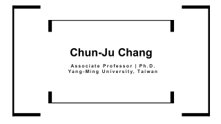 Dr. Chun-Ju Chang - Associate Professor