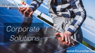 Solar Power Solutions for Corporates - Four Solar