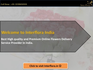 Online Flower Delivery: Send Flowers to India, Order Flowers - Interflora.in
