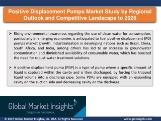 Positive Displacement Pumps Market Trends Information and Competitive Landscape Scenario to 2026Surging wastewater treat