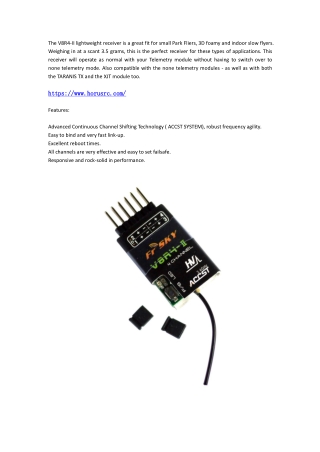 FrSky V8R4-II 2.4Ghz 4CH Receiver