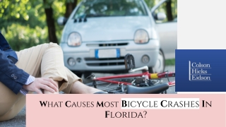 What Causes Most Bicycle Crashes In Florida?