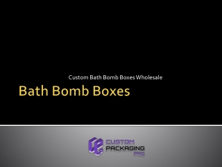 Bath Bomb Boxes