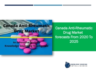 Canada Anti-Rheumatic Drug Market Research Report- Forecasts From 2020 To 2025