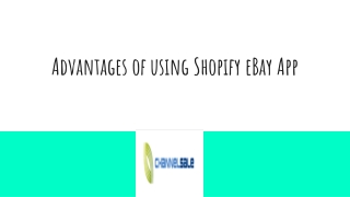 Advantages of using Shopify eBay App