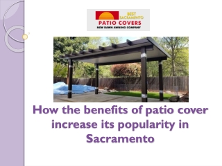 Patio Covers Sacramento and Roseville