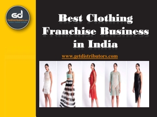 Best Clothing Franchise Business Opportunities in India