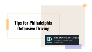 Tips for Philadelphia Defensive Driving