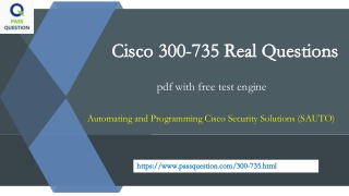 Cisco 300-735 SAUTO Exam Questions