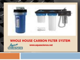 Whole House Filter Housings