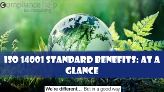 ISO 14001 Standard Benefits: At a Glance