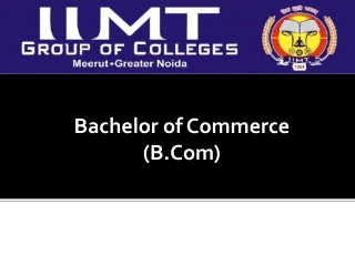 private colleges that offer B.Com courses in Delhi/NCR