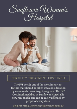 Fertility Treatment Cost India