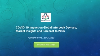 COVID 19 Impact on Global Interbody Devices, Market Insights and Forecast to 2026