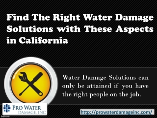 Water Damage in Buena Park CA