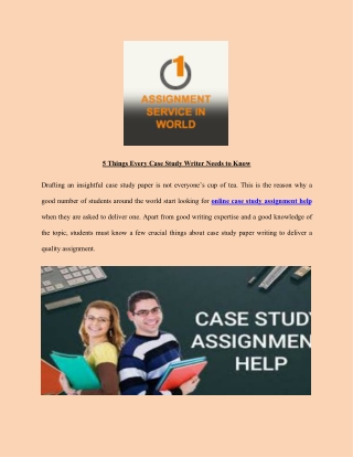 5 Things Every Case Study Writer Needs to Know