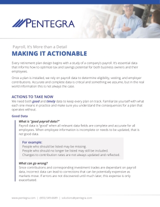 Pentegra Payroll Its More Than a Detail