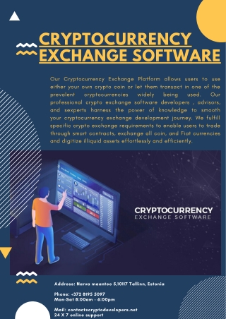 Cryptocurrency Exchange Software | Crypto Developers