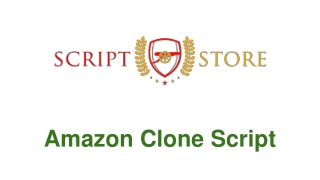 AMAZON CLONE SCRIPT - Script Store