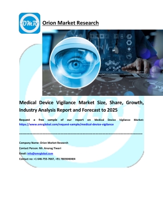 Medical Device Vigilance Market pdf