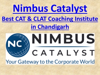 Nimbus Catalyst Best CAT & CLAT Coaching in Chandigarh