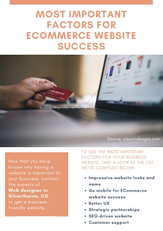 Most Important Factors For ECommerce Website Success