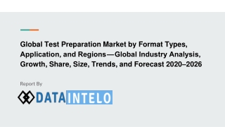 Test Preparation Market by Format Types, Application, and Regions — Global Industry Analysis, Growth, Share, Size, Trend