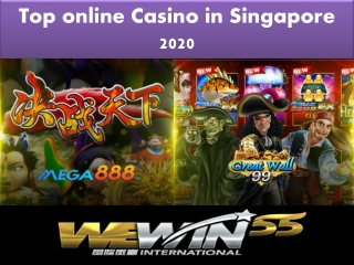 beat up the top online Casino in Singapore 2020