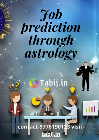 Give a standard shape to your career through job prediction astrology