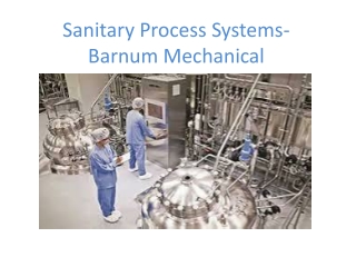 Sanitary process systems