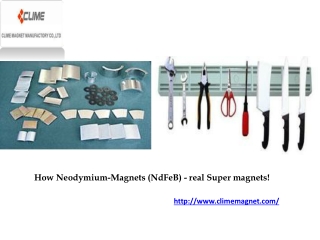 How Neodymium-Magnets (NdFeB) - real Super magnets!