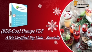 Get Latest BDS-C00 Dumps Questions Answers - 2020 BDS-C00 Study Material - AmazonDumps