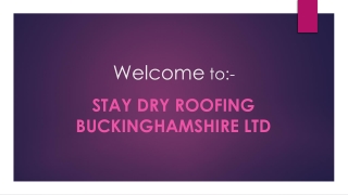 Need Flat Roofing Specialist in Wycombe Marsh