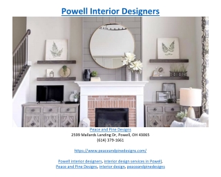 Powell Interior Designers