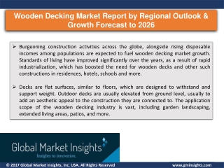 Wooden Decking Market 2020-2026 | Growth Forecast & Industry Share Report