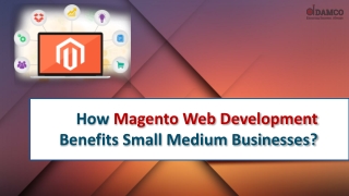 How Magento Web Development Benefits Small Medium Businesses?