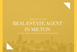 Marijan Koturic, Real Estate Agent In Milton