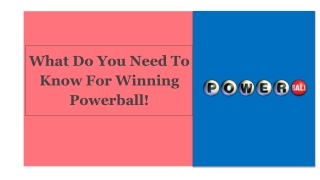 Multi-State Powerball Lottery | The Lottery Lab | USA