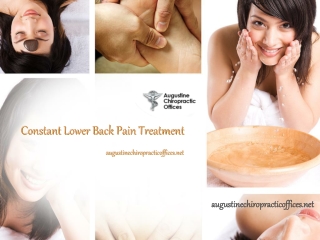 Constant Lower Back Pain Treatment - Augustine Chiropractic Offices