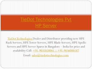 HPE Rack Servers Model | HPE Tower Servers | HPE Blade Servers