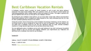 Best Caribbean Vacation Rentals