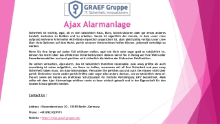 Ajax Alarmanlage