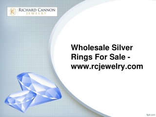 Wholesale Silver Rings For Sale - www.rcjewelry.com