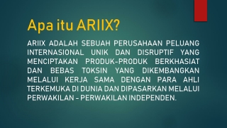 Info Daftar usaha Bisnis Ariix Jakarta Bandung Surabaya WA 0896-1581-9669