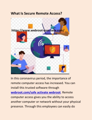 What Is Secure Remote Access