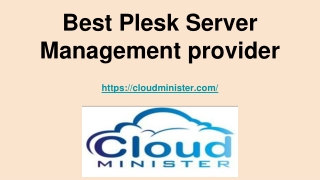 Best Plesk Server Management provider