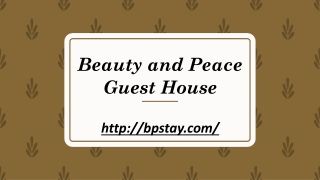 Beauty and Peace guest house in Dalhousie