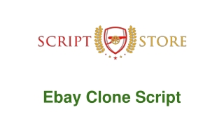 Ebay clone script - WEBSITE SCRIPTS