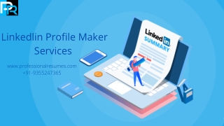 Linkedlin Profile Maker